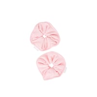 Brushworks Microfibre Hair Scrunchies x2