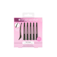 Brushworks No Crease Sectioning Hair Clips x6
