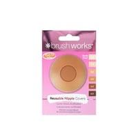 Brushworks Reusable Silicone Nipple Covers x1 Pair