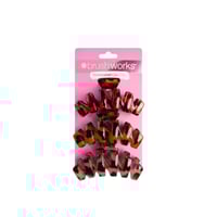 Brushworks Tortoiseshell Claw Clips x3
