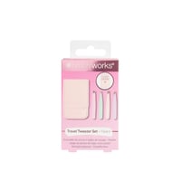 Brushworks Travel Tweezer Set Pastels
