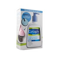 Cetaphil Gentle Skin Cleanser 473ml + Reusable Makeup Remover Pad (15.99fl oz)