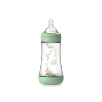 Chicco Perfect 5 Eco+ BPA-Free Plastic Baby Bottle Medium Flow 2m+ 240ml (8floz)