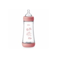 Chicco Perfect 5 Intui-Flow System Baby Bottle Fast Flow 4m+ Pink 300ml