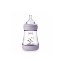 Chicco Perfect 5 Intui-Flow System Baby Plastic Bottle Slow Flow 0m+ Violet 150ml