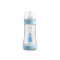 Chicco Perfect 5 Medium Flow Plastic Bottle 2m+ Blue 240ml