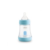 Chicco Perfect 5 Slow Flow Plastic Bottle 0m+ Blue 150ml