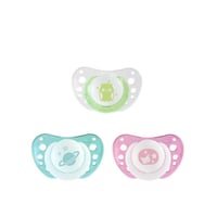 Chicco Physio Air Glow in the Dark Pacifier 0-6m x2