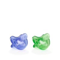 Chicco Physio Soft Silicone Pacifier 0-6m Green/Purple x1