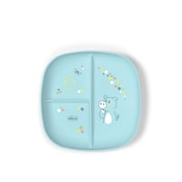 Chicco Portioned Plate 12m+ Blue