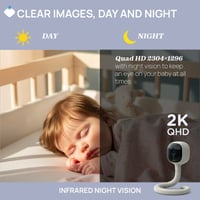 Chicco Wi-Fi-kamera med smart AI-intercom