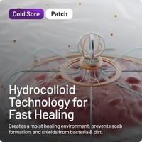 Compeed Invisible Cold Sore Discreet Healing Patch x15