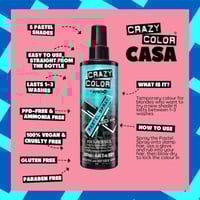 Crazy Color Pastel Spray Bubble Gum 250ml (8.45floz)