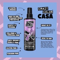 Crazy Color Pastel Spray Lavender 250ml (8.45floz)