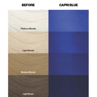 Crazy Color Semi-Permanent Hair Color Cream 44 Capri Blue 100ml (3.38floz)