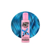 Crazy Color Semi-Permanent Hair Color Cream 44 Capri Blue 100ml (3.38floz)