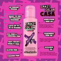 Crazy Color Semi-Permanent Hair Color Cream 51 Bordeaux 100ml