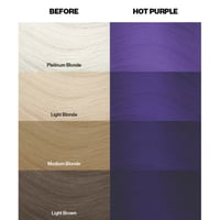 Crazy Color Semi-Permanent Hair Color Cream 62 Hot Purple 100ml