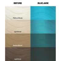 Crazy Color Semi-Permanent Hair Color Cream 67 Blue Jade 100ml