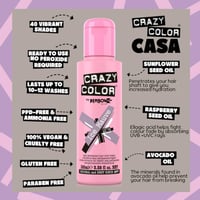 Crazy Color Semi-Permanent Hair Color Cream 75 Ice Mauve 100ml
