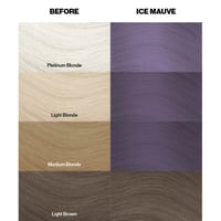 Crazy Color Semi-Permanent Hair Color Cream 75 Ice Mauve 100ml