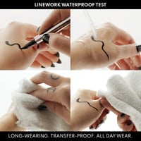 Danessa Myricks Beauty Linework Paintbrush Fluid Eyeliner Onyx 1ml (0.034floz)