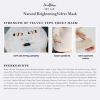 Dr. Althea Natural Brightening Velvet Mask x1