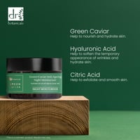 Dr. Botanicals Green Caviar & Argan Oil Anti-Aging Night Moisturizer 50ml