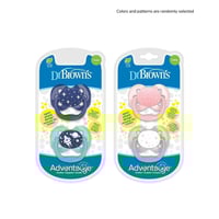 Dr. Brown's Advantage Pacifier 0-6m x2
