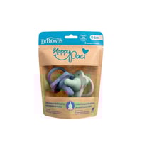 Dr. Brown’s HappyPaci Silicone Pacifier 0-6m Green and Blue x2