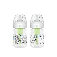 Dr. Brown’s Options+ Anti-Colic Wide-Neck BPA-Free Plastic Baby Bottle 0m+ 150ml