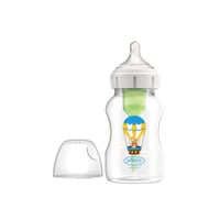 Dr. Brown’s Options+ Anti-Colic Wide-Neck BPA-Free Plastic Bottle 3m+ Bunny 330ml