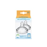 Dr. Brown's Options+ Wide-Neck Baby Bottle Silicone Nipple x2