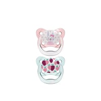 Dr. Brown’s PreVent Contoured Pacifier 0-6m Pink x2