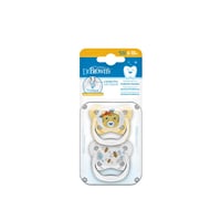 Dr. Brown's PreVent Contoured Pacifier 6-18m Yellow x2