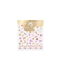 essence Xmas Kisses Nail Stickers 01 Mistletoe Magic, Stick Around! x60