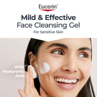 Eucerin ديرماتوكليان جل منظف بحمض الهيالورونيك 200 مل