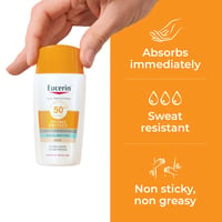 Eucerin Sun Hydro Protect Ultra-Light Tinted Fluid Sunscreen SPF50+ Light 50ml (1.69floz)