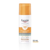Eucerin Sun Oil Control Tinted Gel-Cream Dry Touch SPF50+ Medium Sunscreen 50ml