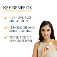 Eucerin Sun Oil Control Tinted Gel-Cream Dry Touch SPF50+ Medium Sunscreen 50ml