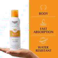Eucerin Sun Oil Control Spray Dry Touch Transparent SPF50 200ml