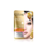 Eveline Cosmetics 24k Gold Nourishing Elixir Ultra-Revitalizing Face Mask x1