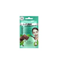 Eveline Cosmetics Look Delicious Smoothing Face Bio Mask + Natural Scrub Mint & Chocolate 10ml