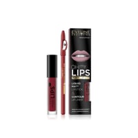 Eveline Cosmetics Oh! My Lips Matt Lip Kit 17 Flamenco Red