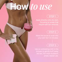 Bali Body Express Tan Remover Exfoliating Body Scrub 225g