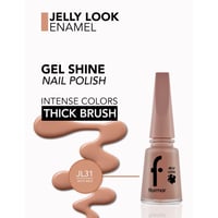 Flormar Jelly Look Nail Enamel 31 Coffee with Milk 11ml (0.37floz)