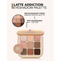 Flormar Latte Addiction Eyeshadow Palette 001 Frozen Latte