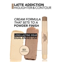 Flormar Latte Addiction Highlighter & Contour Stick 001 Vanilla Latte 2x4g (2x0.14oz)