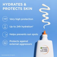 Garnier Ambre Solaire Super UV Hyaluronic Acid Hydrating Fluid SPF50+ 40ml