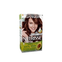 Garnier Nutrisse Crème Permanent Hair Dye 4.3 Dark Golden Brown